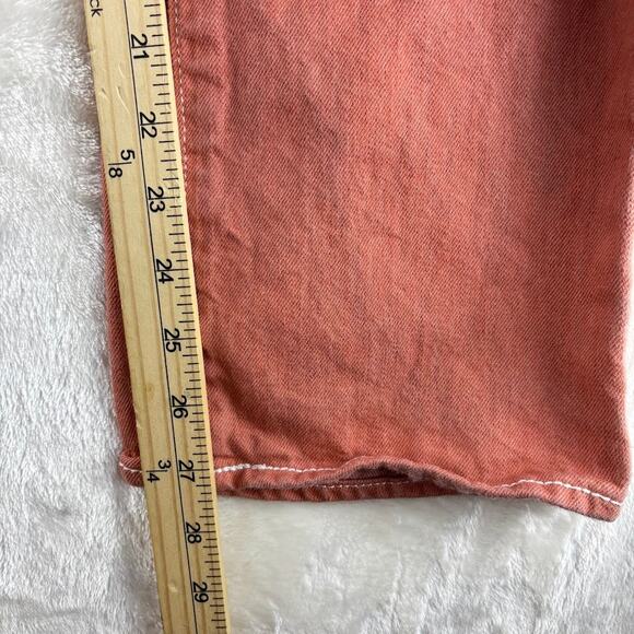 Levi's 501 Jeans Men's 32X32 Button Fly Salmon Coral Red Tab - Picture 6 of 11